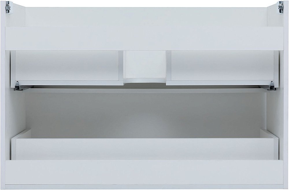 Тумба с раковиной Aquanet Арт 100 белая матовая для ванной в интернет-магазине Sanbest