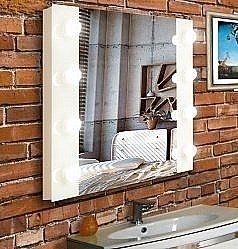 Зеркало гримерное Континент Этюд ЗГП02 80x60 в ванную от интернет-магазине сантехники Sanbest