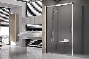 Душевой уголок Ravak Matrix MSDPS 120x80 стекло прозрачное/профиль сатин купить в интернет-магазине Sanbest