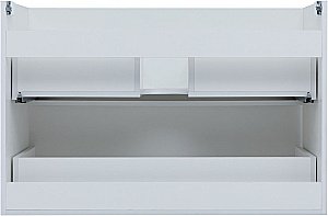 Тумба с раковиной Aquanet Арт 100 белая матовая для ванной в интернет-магазине Sanbest