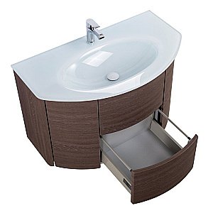 Тумба с раковиной Cezares EDEN 90 55070 90 Rovere scuro Soft для ванной в интернет-магазине Sanbest