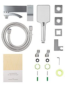 Смеситель для ванны с душем WONZON & WOGHAND FIT, Хром (WW-88639009-CR) купить в интернет-магазине сантехники Sanbest