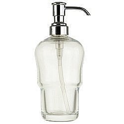 Колба диспенсера для жидкого мыла Migliore Fortuna/Mirella 27747 прозрачное стекло хром купить в интернет-магазине сантехники Sanbest