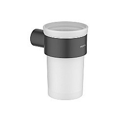 Стакан Aquatek Лира AQ4427MB стекло матовое/черный матовый купить в интернет-магазине сантехники Sanbest