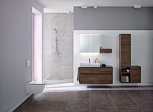 Унитаз подвесной Geberit Smyle Square 500.683.00.2 белый глянцевый, безободковый, с сиденьем микролифт купить в интернет-магазине Sanbest