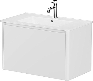 Тумба с раковиной Allen Brau Gravity 80 1.370013.WM белая матовая для ванной в интернет-магазине Sanbest