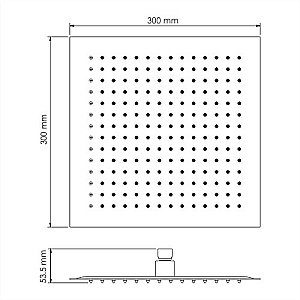 Душевая система WasserKraft Dinkel A5858.090.118.271.010.137.091 Thermo хром купить в интернет-магазине сантехники Sanbest