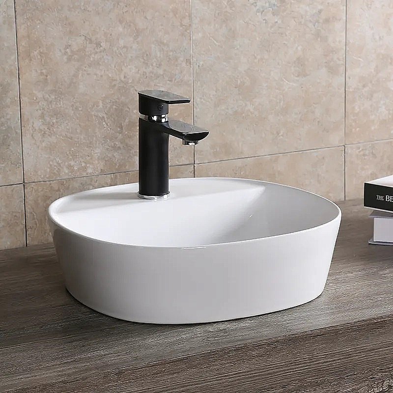 Раковина накладная CeruttiSpa 40 CR0075 белая купить в интернет-магазине Sanbest