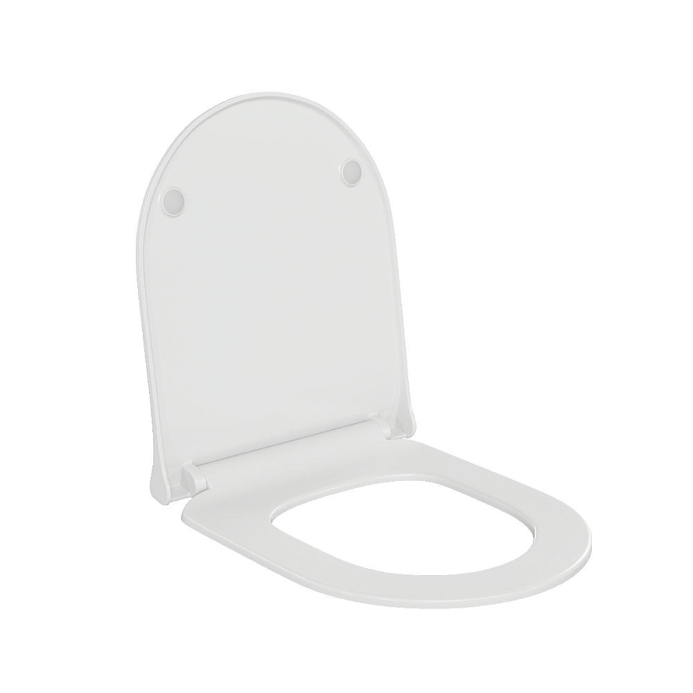 Унитаз подвесной VitrA Mia Round 9873B003-7205 с инсталляцией, с сиденьем микролифт, безободковый, белый купить в интернет-магазине Sanbest
