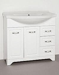 Тумба под раковину Style Line Олеандр-2 90 белая купить в интернет-магазине сантехники Sanbest