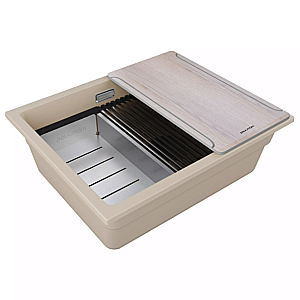 Кухонная мойка Paulmark Lumi-Multi Sink 55 LU-MULTI 55-LA латте купить в интернет-магазине сантехники Sanbest