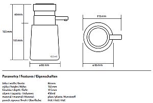Диспенсер Bemeta Hotel 107109240 купить в интернет-магазине сантехники Sanbest