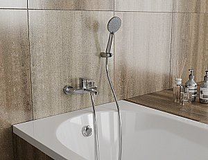 Смеситель для ванны D&K Bayern.Furth DA1523201 хром купить в интернет-магазине сантехники Sanbest