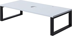 Столешница для раковины Aquanet Арт 100 белый матовый для ванной в интернет-магазине сантехники Sanbest