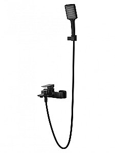 Смеситель для ванны с душем WONZON & WOGHAND EDGE, Черный матовый (WW-88639003A-MB) купить в интернет-магазине сантехники Sanbest