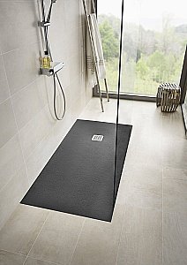 Душевой поддон Stonex® Roca Terran 140X70 Negro купить в интернет-магазине Sanbest