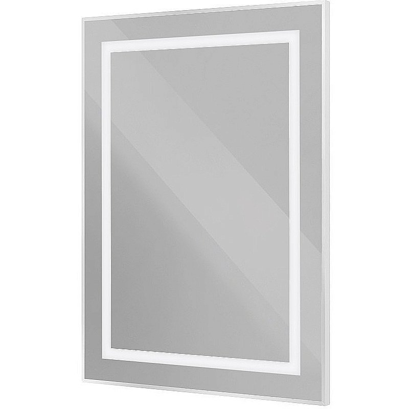 Зеркало BelBagno Kraft SPC-KRAFT-500-800-SENS-AL сатин в ванную от интернет-магазине сантехники Sanbest