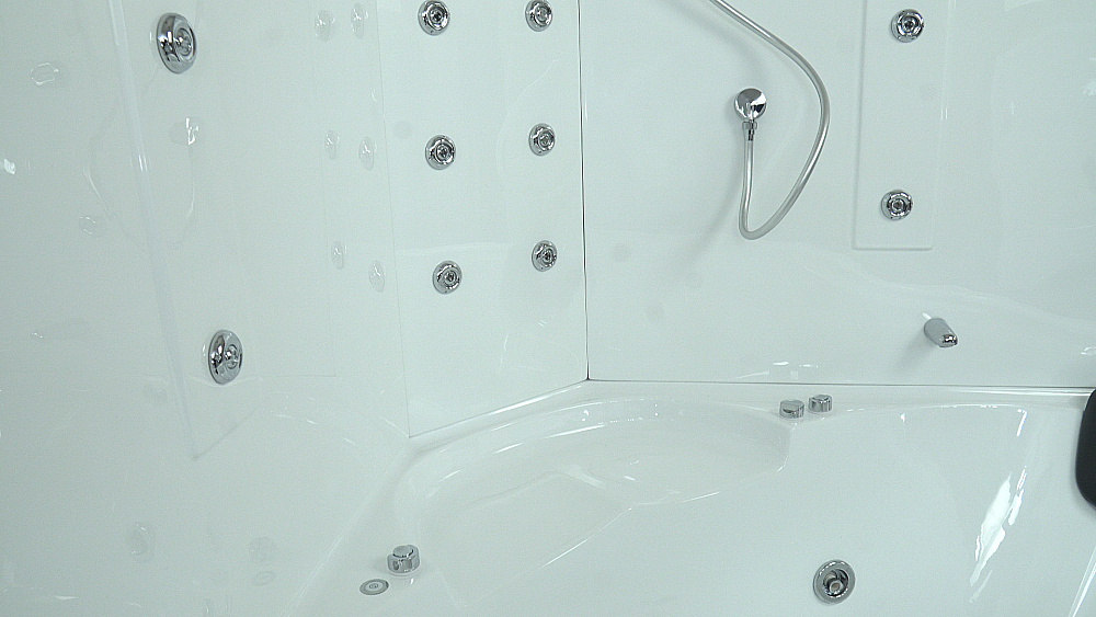 Душевая кабина Timo Lux T-7735 Fabric Glass 135х135 купить в интернет-магазине Sanbest