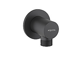 Подключение для шланга Aquatek AQ2456MB черный матовый купить в интернет-магазине сантехники Sanbest