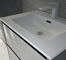 Раковина из искусственного мрамора Cezares 50203 61 купить в интернет-магазине сантехники Sanbest