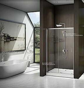 Душевая дверь CeruttiSpa Gloria D120 120 купить в интернет-магазине Sanbest