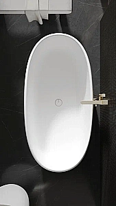 Ванна Salini LUCE S-stone 100122M 150x75 белая купить в интернет-магазине Sanbest