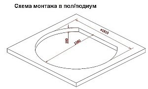 Ванна акриловая Gemy Built-in G9053 K 185х162 белая с гидромассажем купить в интернет-магазине Sanbest
