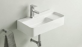 Раковина подвесная CeramaLux N 60 78691 белая купить в интернет-магазине Sanbest