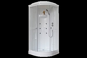 Душевая кабина Royal Bath RB90HK2-T 90x90  профиль белый/стекло прозрачное купить в интернет-магазине Sanbest