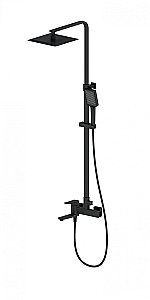 Душевая система WONZON & WOGHAND EDGE, Черный матовый (WW-88739003-MB) купить в интернет-магазине сантехники Sanbest