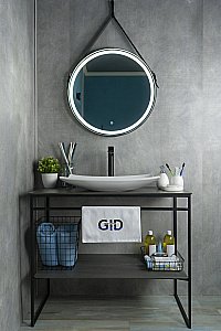 Раковина накладная Gid Creativo 60 N9177 51170 белая купить в интернет-магазине Sanbest