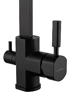 Смеситель для кухни с подключением фильтра WONZON & WOGHAND, Черный матовый (WW-88458003-MB) купить в интернет-магазине сантехники Sanbest