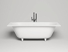 Ванна Salini ORNELLA AXIS S-Stone 180x80 103421M белая матовая купить в интернет-магазине Sanbest