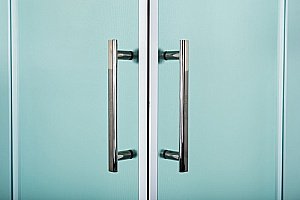 Душевая кабина Esbano Elegancia ES-L115CR 115x85 стекло матовое/профиль белый купить в интернет-магазине Sanbest