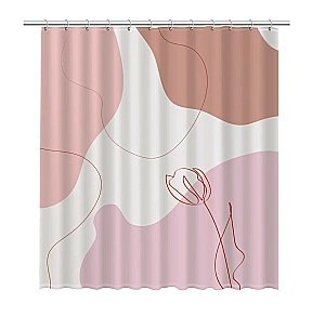 Шторка для ванной FIXSEN CREAM FX-2514 купить в интернет-магазине сантехники Sanbest