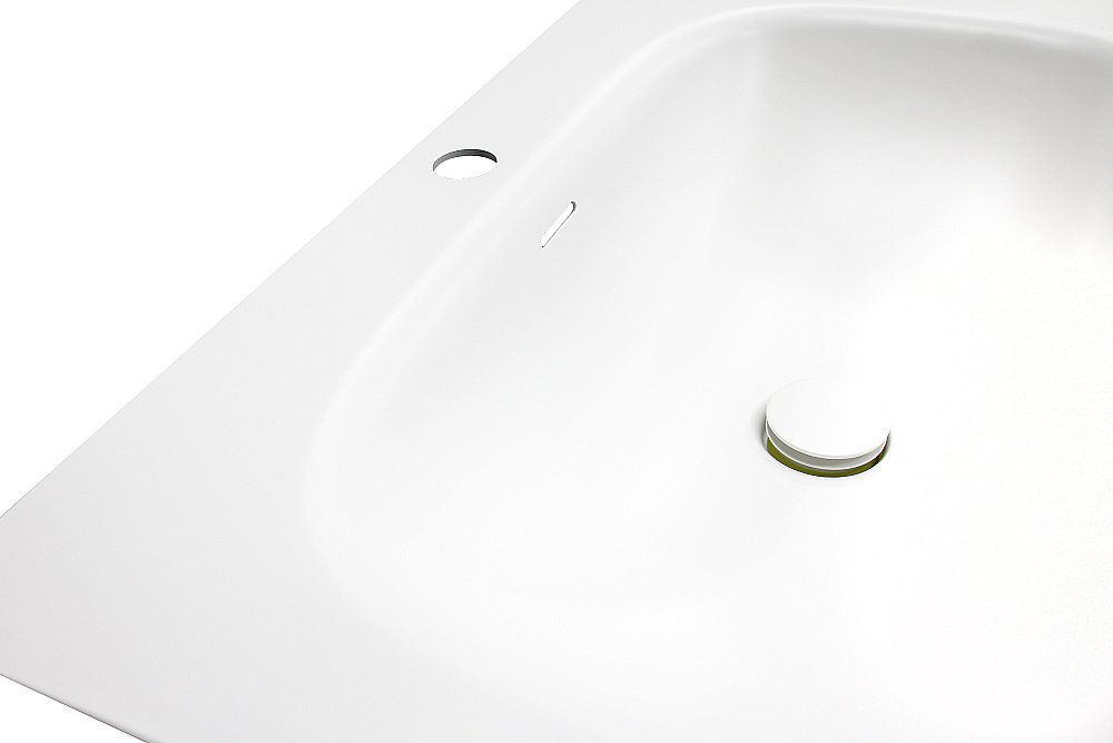 Раковина Oliveeka 70 M115W70 белая матовая купить в интернет-магазине Sanbest