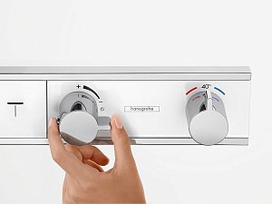 Термостат для душа Hansgrohe RainSelect 15357400 купить в интернет-магазине сантехники Sanbest