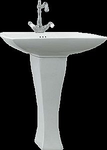 Раковина с пьедесталом Artceram Jazz 70 JZL004 01 00 белая купить в интернет-магазине Sanbest