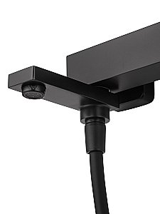 Смеситель для ванны с душем WONZON & WOGHAND CUBE, Черный матовый (WW-88639016-MB) купить в интернет-магазине сантехники Sanbest