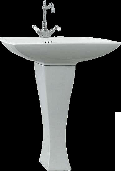Раковина с пьедесталом Artceram Jazz 70 JZL004 01 00 белая купить в интернет-магазине Sanbest