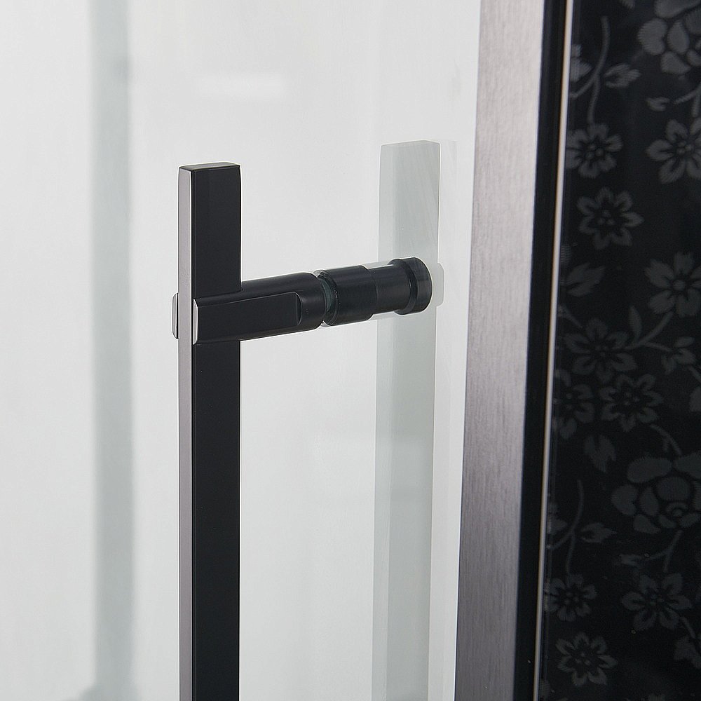 Душевая кабина Orans Diamond 89105RBLH 120х90 профиль черный купить в интернет-магазине Sanbest