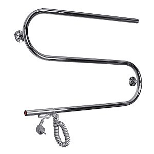 Полотенцесушитель электрический Domoterm S-образный DMT 112 42x70 EK хром купить в интернет-магазине сантехники Sanbest