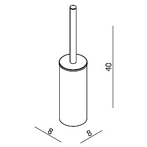 Ершик для туалета Langberger Vico 71171-BP купить в интернет-магазине сантехники Sanbest