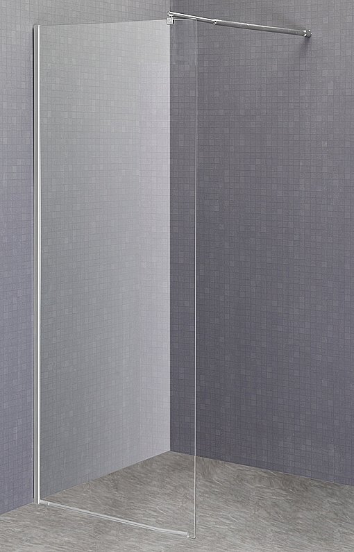 Душевое ограждение Loranto  Walk-in CS-L1020 100 стекло прозрачное купить в интернет-магазине Sanbest