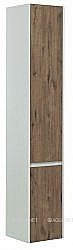 Шкаф-пенал Aquanet Клио 274750 35 белый глянец/Дуб Веллингтон для ванной в интернет-магазине сантехники Sanbest