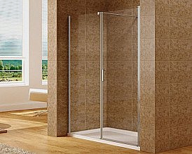 Душевая дверь Aquanet Cinetic 160 стекло прозрачное/профиль хром купить в интернет-магазине Sanbest