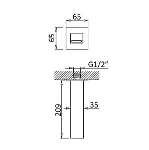 Излив для ванны Cezares PORTA-SC-BIO белый  купить в интернет-магазине сантехники Sanbest