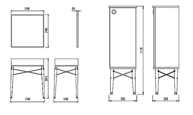 Зеркало Creavit Legno в ванную от интернет-магазине сантехники Sanbest