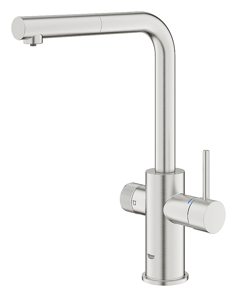 Смеситель для кухни GROHE Blue Pure Minta 30590DC0 суперсталь купить в интернет-магазине сантехники Sanbest
