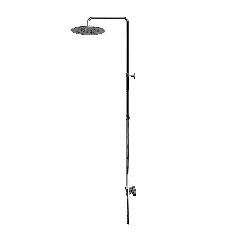 Душевая система WhiteCross Y Y1244GM оружейная сталь купить в интернет-магазине сантехники Sanbest